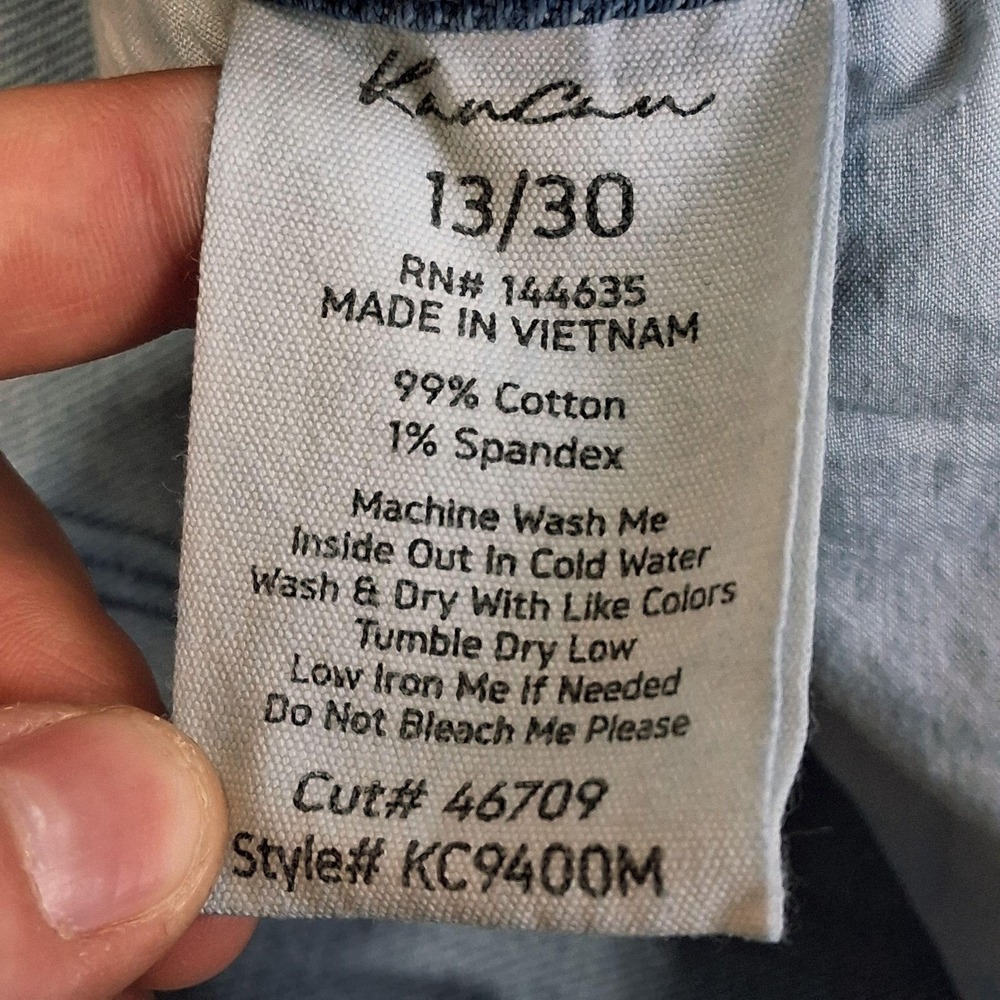 KanCan Wide Leg Flare Jeans in Medium Blue Wash - Picture 4 of 9